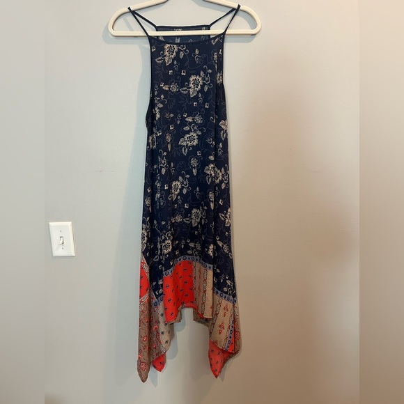 Maurices Dresses & Skirts - Maurices Asymmetrical Blue and Red Halter Sundress